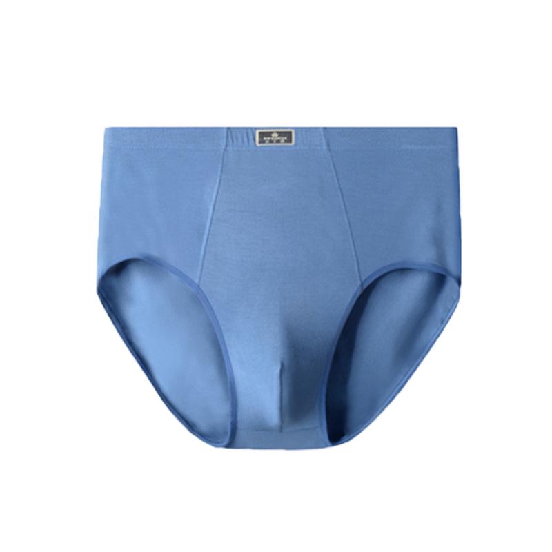 Pánské trojúhelníkové slipy z modalu s vysokým pasem - Prodyšné, volný střih pro střední věk a starší