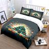 Christmas Tree Bedding Set with Lights Bedding Set (1 Duvet Cover, 2 Pillowcases, Duvet Not Included)