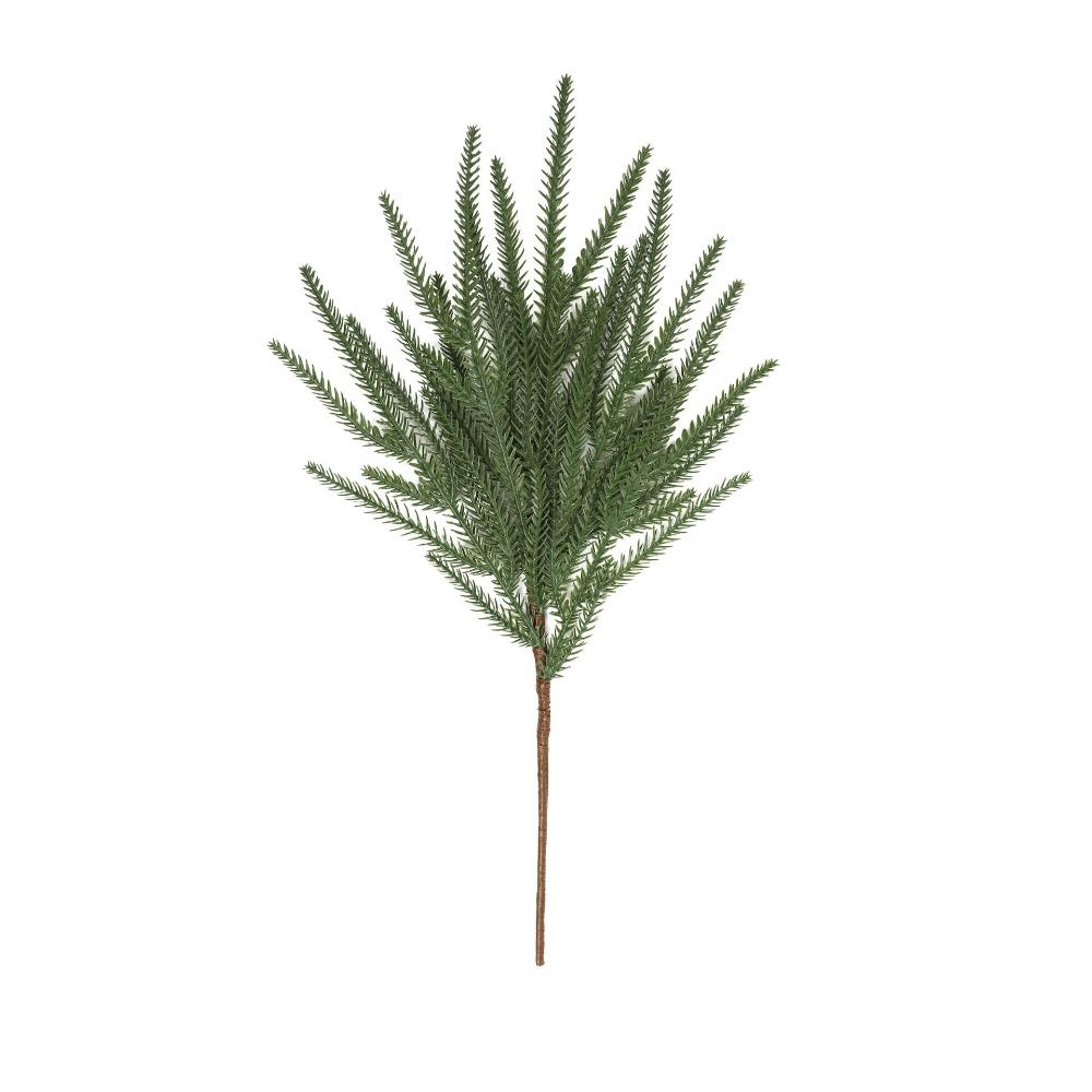 DIY Wreath Simulation Ceder Branches Plastic Christmas Pine Stem  Home Decoration