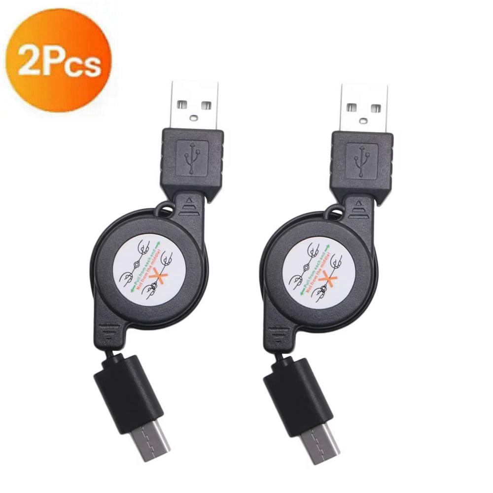 USB Type C Fast Charging Spring Cable For Samsung Huawei Type C Spring Cord Phone Charging Car Charging Sync