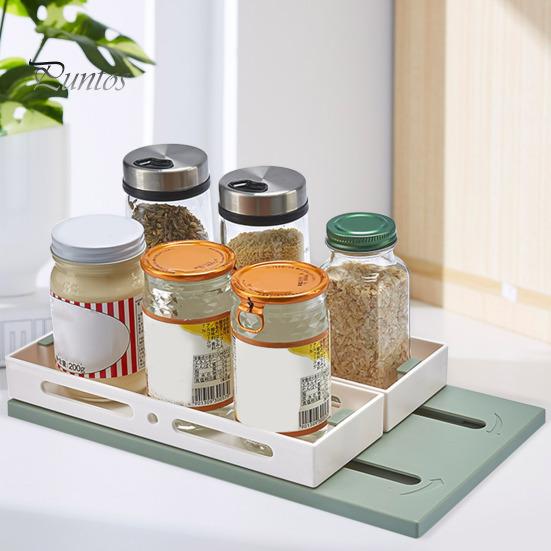 Storage Rack Strong Load-Bearing Expandable Design Large Capacity Easy Installation Multifunctional Pull-Out Cabinet Drawer Storage Shelf