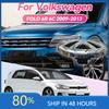 BGI1 2026 New For VOLKSWAGEN VW 2Pcs ABS Replacement Car Front Grill Badge + Rear Trunk Lid Emblem Logo Accessories For Polo 6R 6C 20