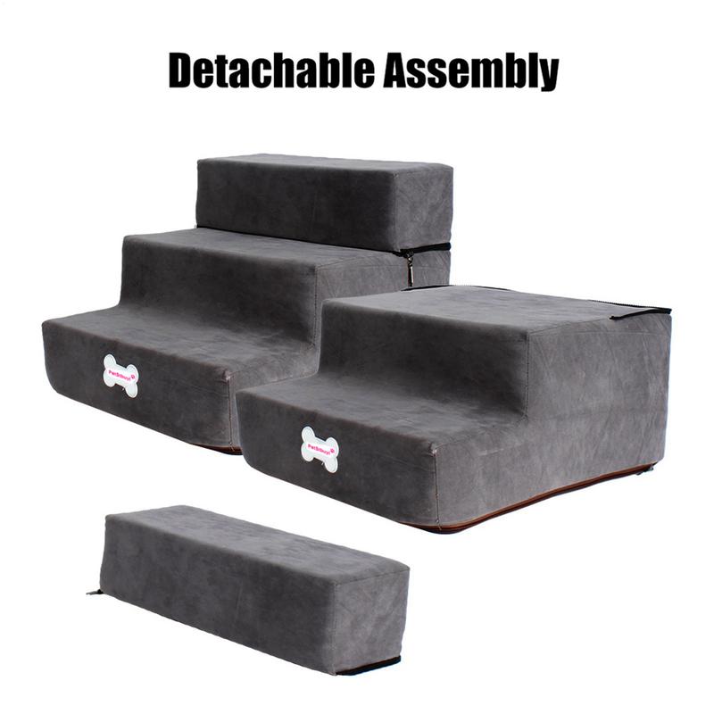 Foldable Dog Sofa Stairs Pet 2/3 Steps Stairs for Small Dog Cat Ramp Ladder Anti-slip Bed Stairs Pet Supplies Dropshipping