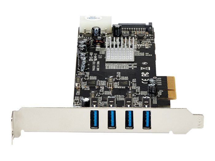 Adaptateur USB - STARTECH - Carte Contrôleur PCI Express À 4 Ports USB 3.0 - 4 Voies Dédiées De 5 Gb/s