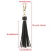 New Bag Accessory Fringe Jewelry KeyChain Strap KeyRing Tassel Key Chain PU Leather Tassels