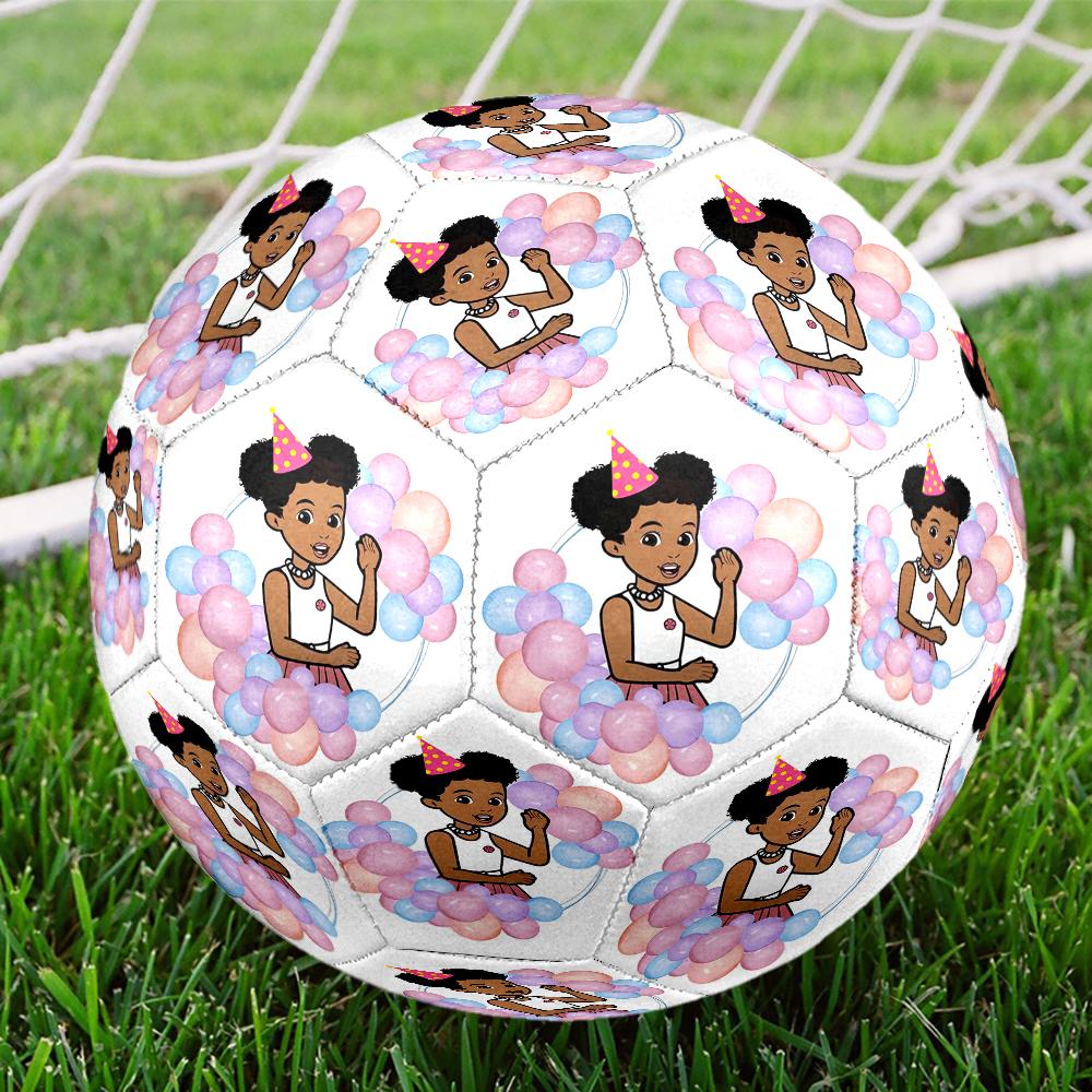 Gracie's Corner Theme Size 5 Soccer Ball, Suitable for Both Indoor and Outdoor Matches, a Gift Suitable for Everyone.