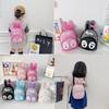 Adorable Bunny Ear Cartoon Kids Backpack Stylish Korean Design Sequin Pu Material