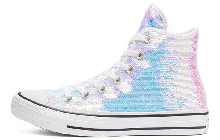 Chuck Taylor All Star Wmns Converse High 'Mini Pailletten' Damen 566600C 37 white