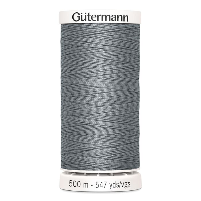 All-textile Thread 100% Polyester 5 Spools of 500m 701920 - Att 40 - Silver Grey