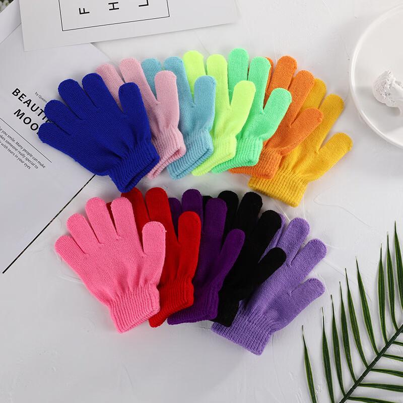 

Children s Winter Warm Knitted Finger Gloves