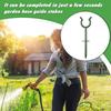 Garden Hose Guide Stakes Hose Support Soaker Holder Lawn Flower Bed Saver Set 10 Pieces Irrigation Watering Holder Bracket