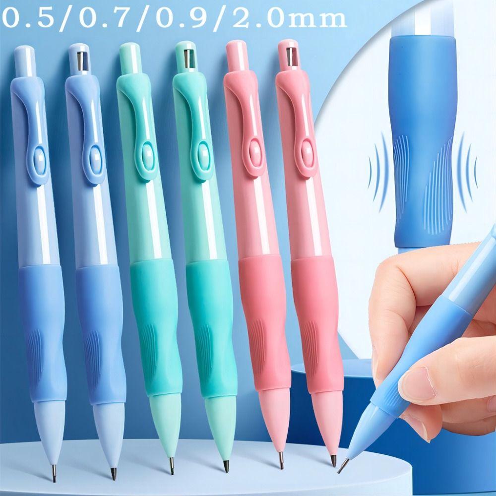 

Pen Holding Posture Correction Automatic Pencil 2B Lead Propelling Pencil Sketch Pencil Students 0.5mm-Random 1PC