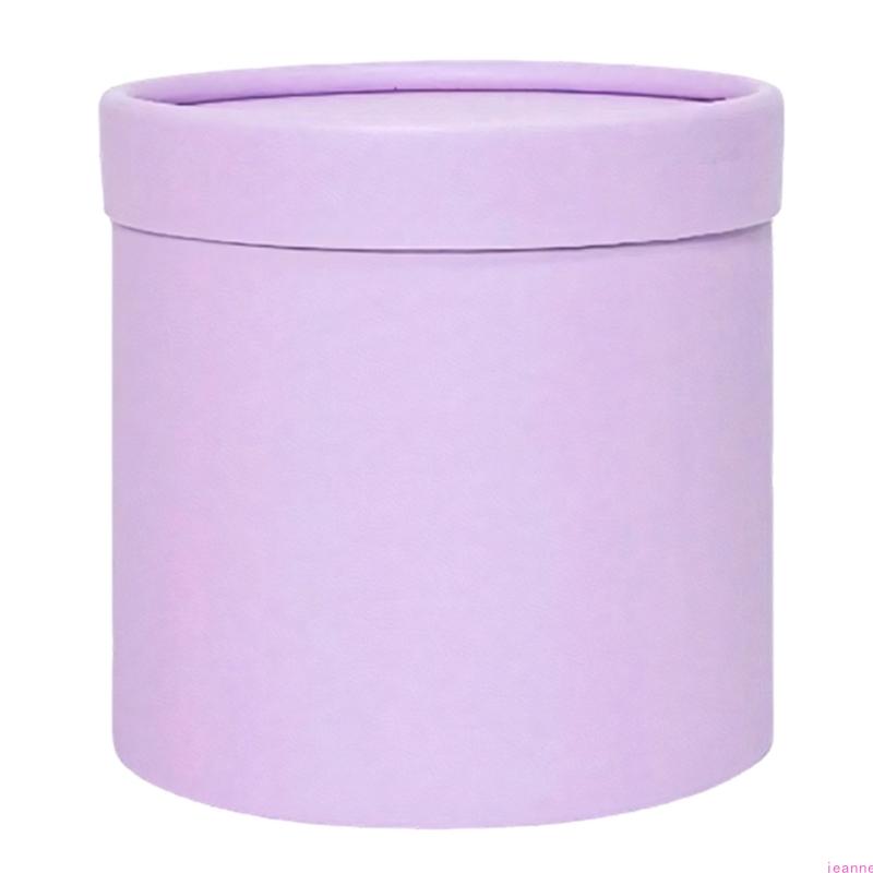 

Elegant Round Flower Arrangement Bucket Round Cardboard Gift Box with Cover Wedding Florist Bouquet Wrapper Decorations Other&Other