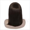 Chocolate Colored Medium Long Straight Hair