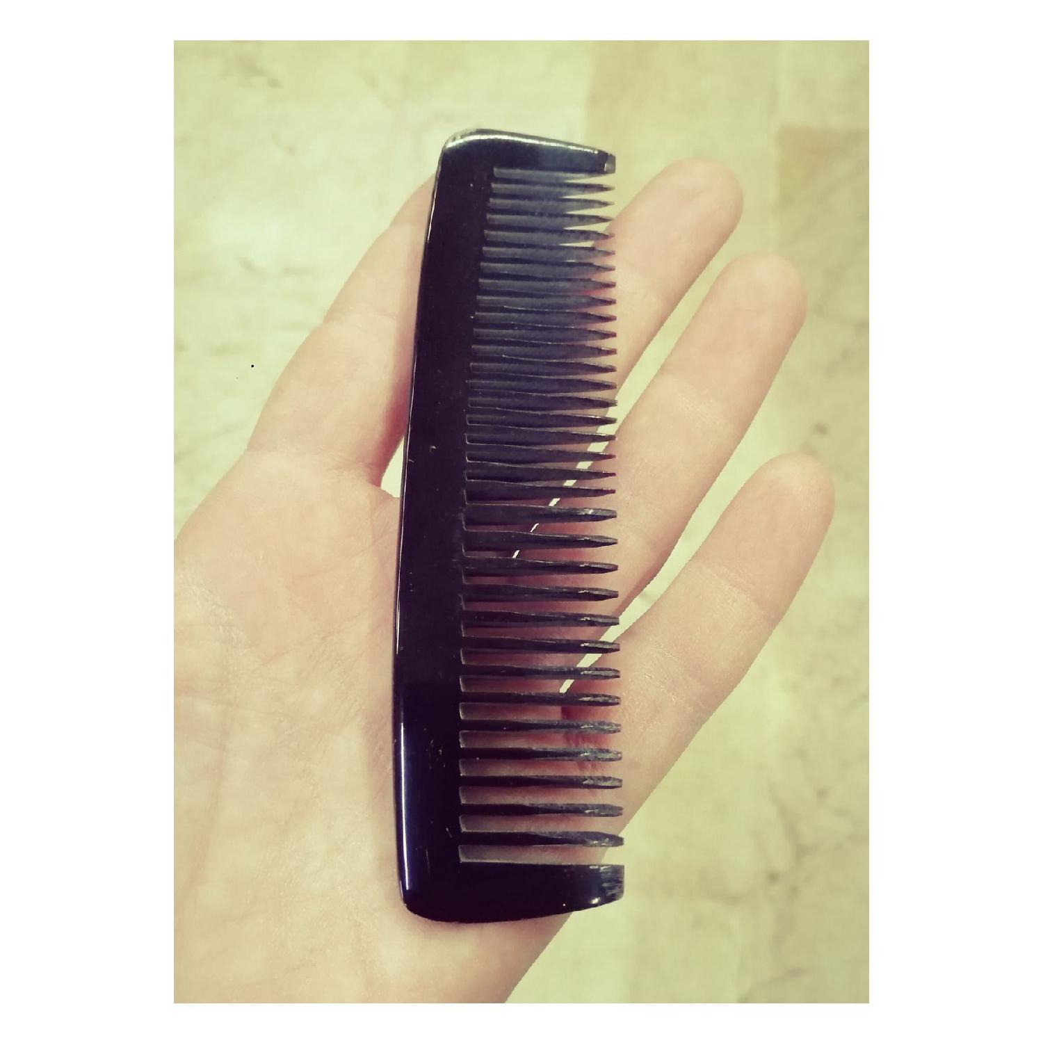 

Bone Comb Гребінець для короткого волосся міцний і здоровий чорний