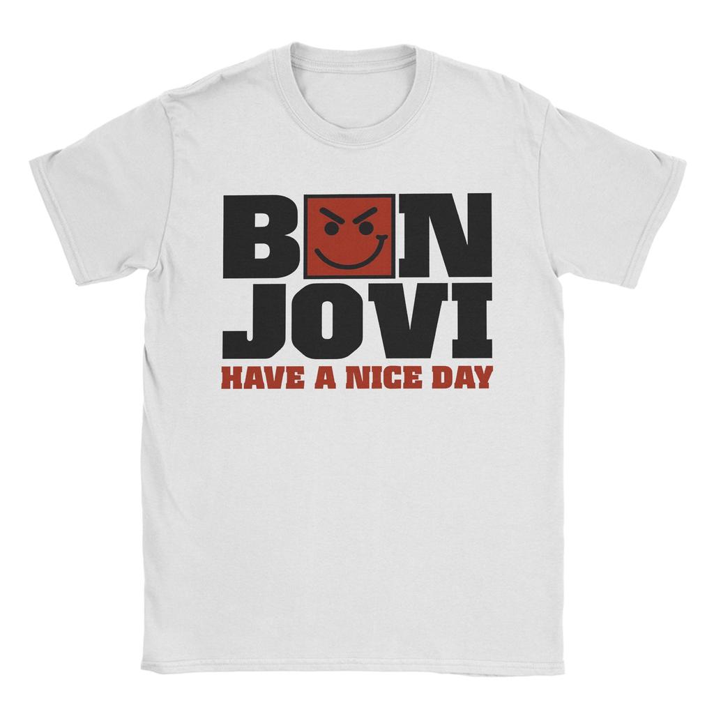 Bon Jovi Have a Nice Day Smiley Band T-shirt