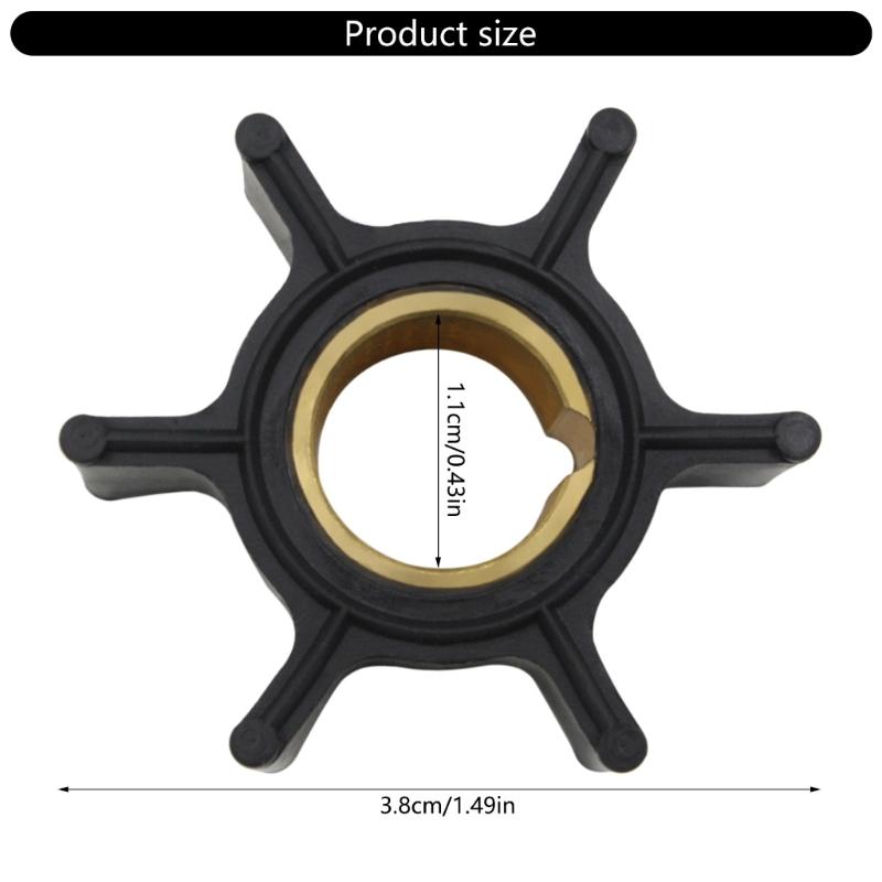Brass Impeller cores Water Pumps Impeller Long Service  Impeller with O Rings Simple Installation for Johnson Evinrude