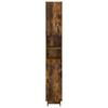 Bathroom Cabinet with Open Shelf EDE Smoked Oak