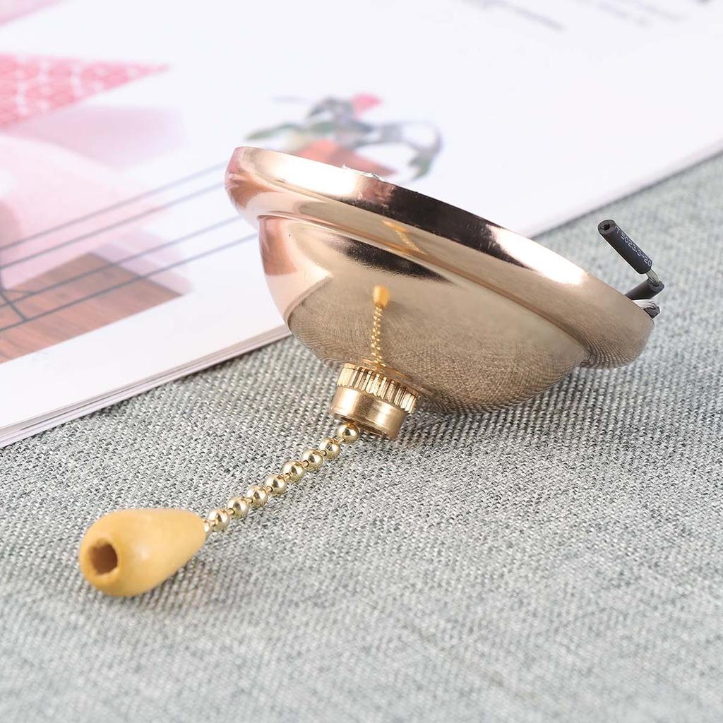 Ceiling Fan Pull Chain Set Round Beaded Smooth Surface Iron Material Rust Resistant Vintage Design for Light Switch Ceiling Fan