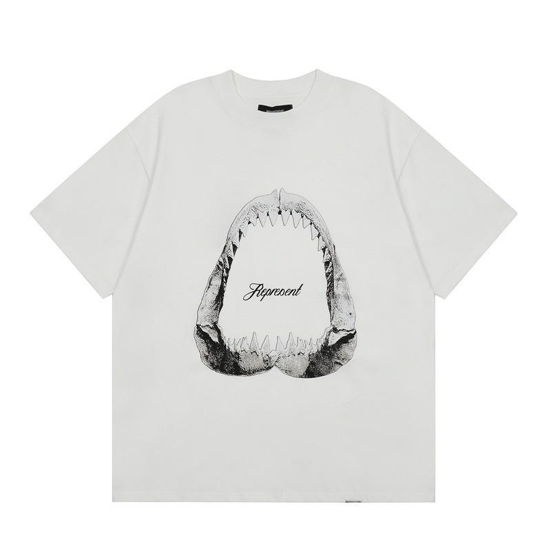 Mens Oversized Vintage Washed Cotton T-Shirt With Cartoon Animal Print Streetwear Loose Fit Short Sleeve Tee