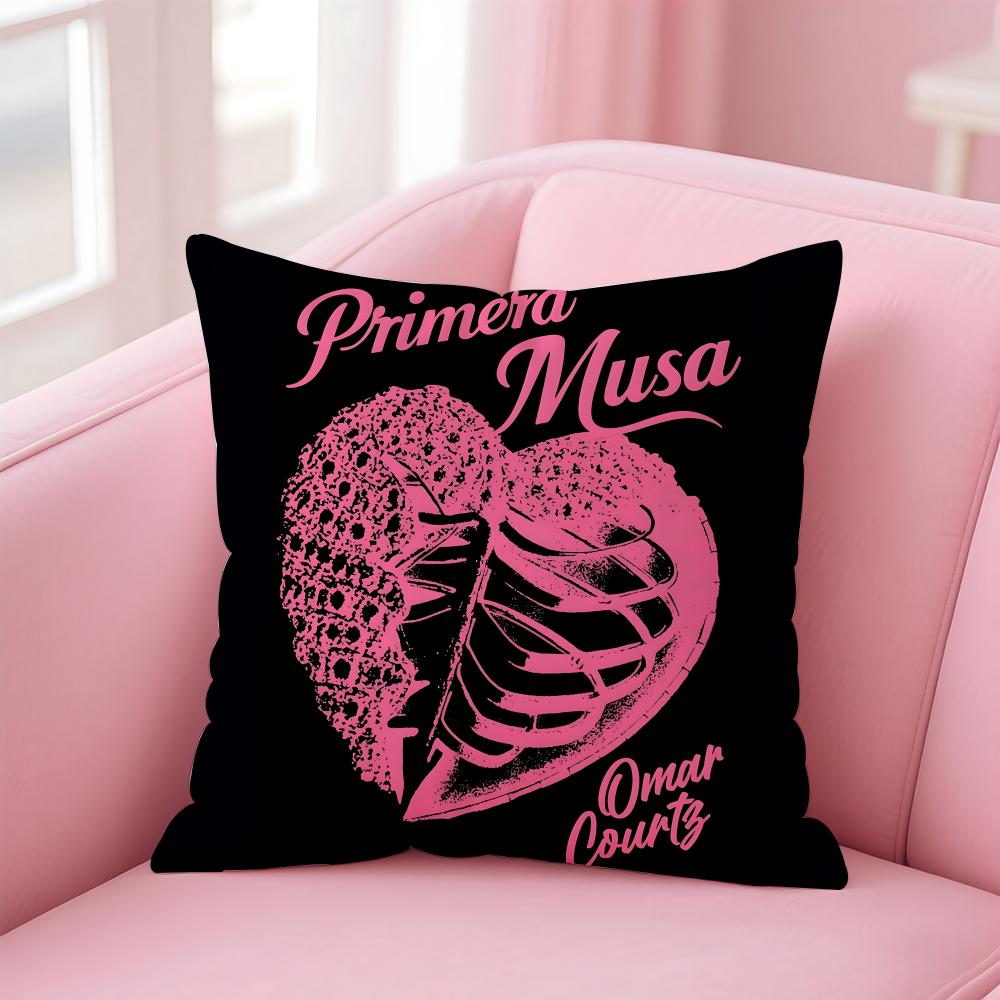 

Latin Trap Puerto Rican Rapper OOmar Courtz Cushion Cover Pillow Case Soft Skin Friendly Fabric Concealed Zipper 30X30cm