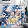 Dragon Ball Goku Print Flannel Blanket, Ultra Soft High Quality All Seasons Warm Throw, Home Decor Cozy Blanket, Perfect Christmas Gift
