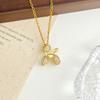 Colorful Zodiac Horse Necklace - A Unique and Versatile High-End Titanium Steel Necklace with a Touch of Sophistication