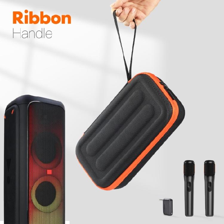 Shockproof & Durability Hard Case Lightweight Storage Case Microphone Storage Box Solid Constructions Mic Holder