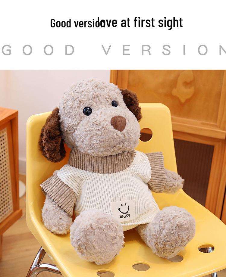 Adorable Dog Plush Toy: Children's Comfort Doll & Claw Machine Prize