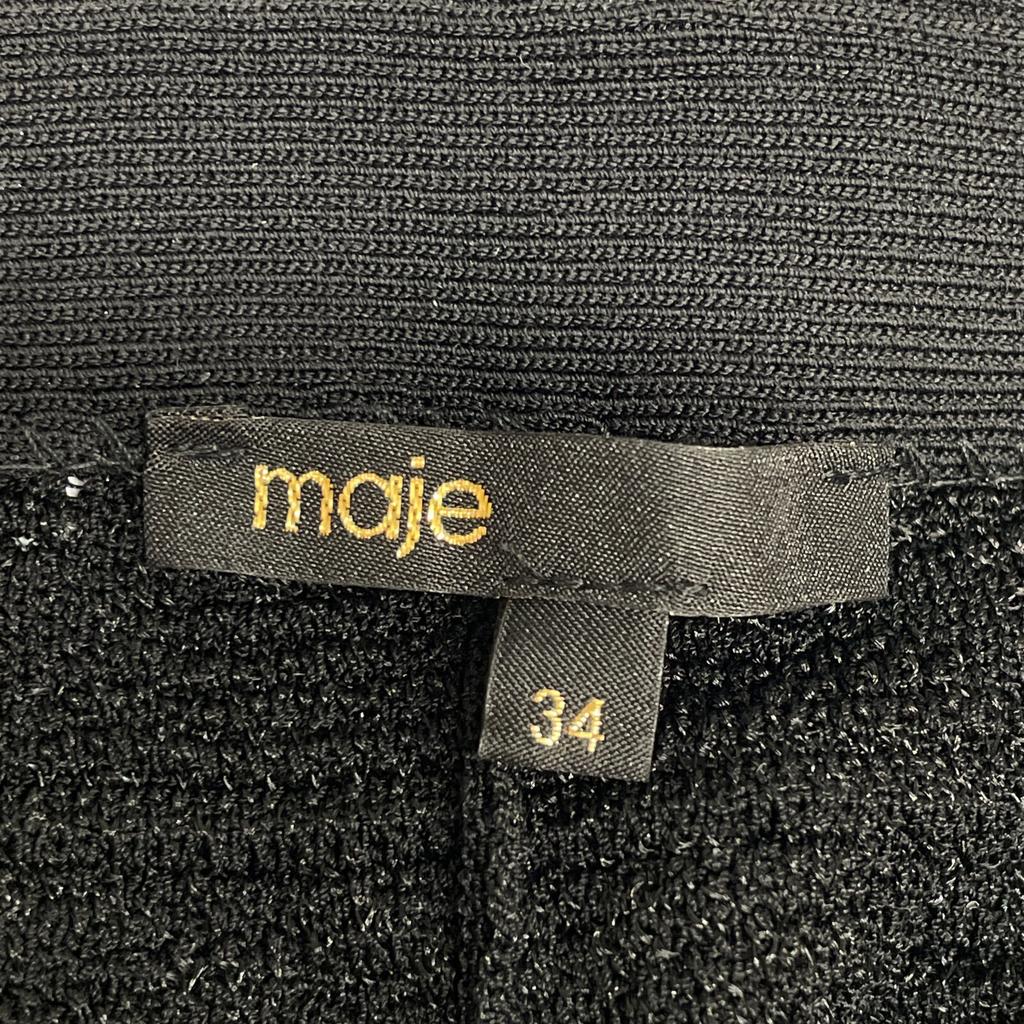 Maje MFPPA00630 Clochette Trousers Bottoms 34 blackUsed