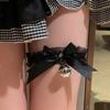 Bowknot Love Bell Punk Lace Thigh Jewelry & Neck Collar Chain