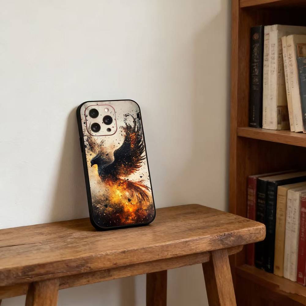 

Cool P-Phoenix Phone Case Silicone Soft For IPhone 17 16 15 14 13 12 11 X XR Plus Pro Max Plus iPhone13ProMax