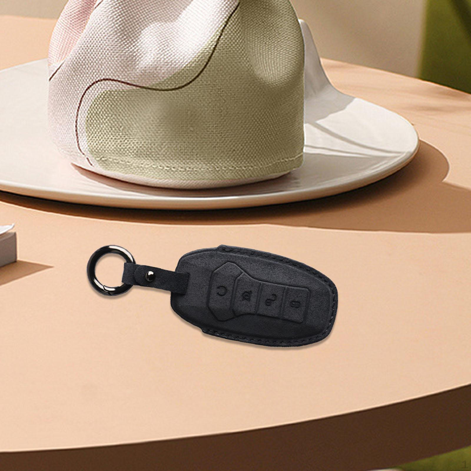 

Автомобильный брелок с 4 кнопками, автоаксессуары, износостойкий стильный смарт-защитный чехол для чёрный