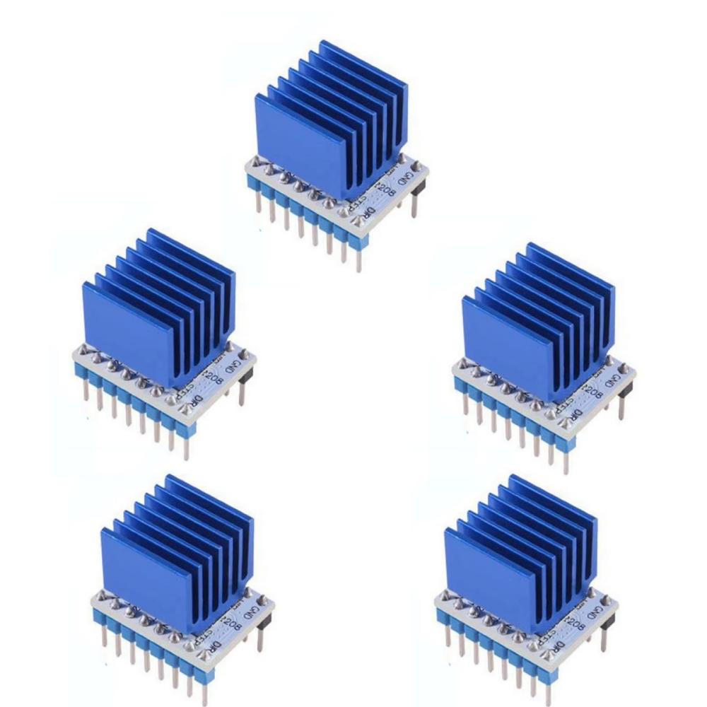 5 Pcs TMC2208 V1.2 Stepper Driver Module with Heat Sink for 3D Printer Controller Mother Boards Ramps1.4 MKS Gen Mega I3 Ender-3