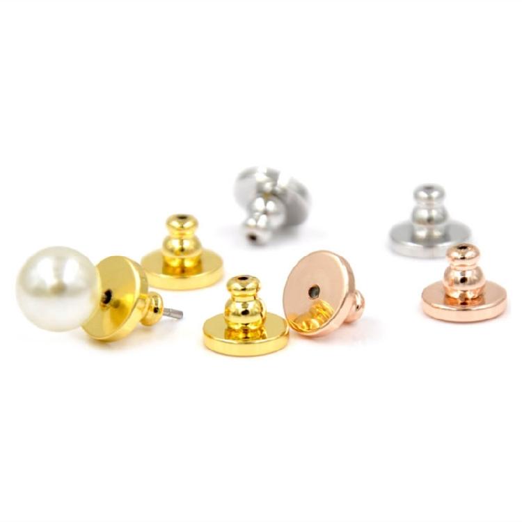 4Pcs Comfortable Earring Stoppers Secure Plugging Blocked Ear Backings Jewelry
