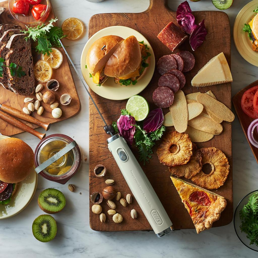 [Toffy] K-EK1 Elektrický multifunkční nůž Popelavě bílý – Nůž