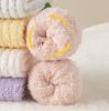 Autumn Winter Coral Fleece Middle Tube Socks For Women Warm Thicken Home Floor Socks Candy Color Sleeping Socks Lady Towel Socks