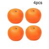 2/4/6Pcs Artificial Orange Diy Fake Fruits Kindergarten Plastic Fruit For Christmas Home Wedding Photography Decoration
