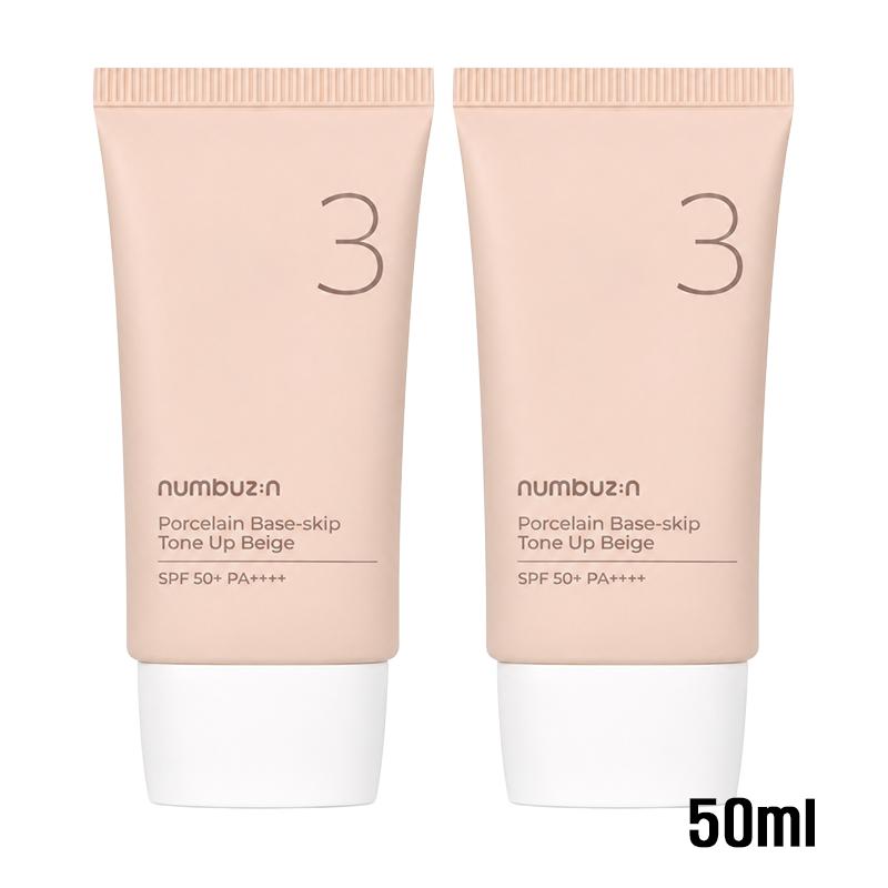 NUMBUZIN No. 3 Base in Porcellana-salta Tono Up Beige BB+Fondotinta+Primer+Protezione Solare 35ml, 50ml SPF50+ PA++++ Il più venduto in Oliveyoung Corea (6 Opzioni)