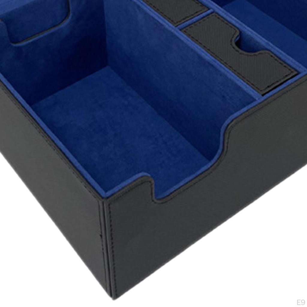 Card Storage Box Double-Sleeved Designed for The Gamer Holds 400+ Multiple Uses 265x182x98mm