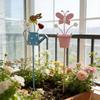 Artistic Iron Flower Petal Ground Spikes Decorative Garden Stakes For Enhancing Garden Or Patios Aesthetics