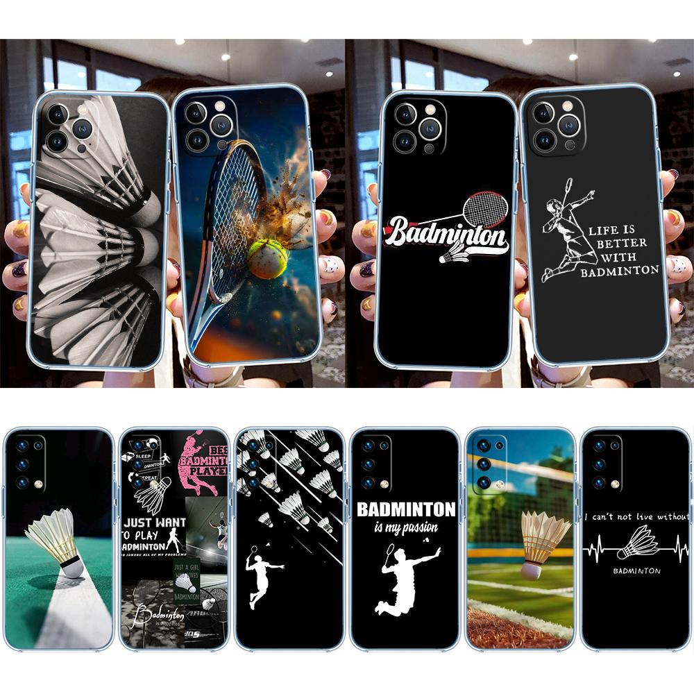 UP11 Badminton Sports Phone Case for Motorola Moto G10 G20 G30 G31 G32 G34 G35 G41 G42 G50 G51 G52 G55 G60 G60S G62 G71 G72 G75