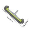 45cm Heavy Duty Aluminum Pool Brush Head With Corner Cleaning Brush Easy To Install For Pool Wall Steps Corner Cleaning Tools