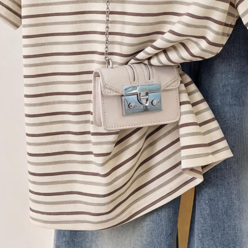 TonLion Women's Striped Short-Sleeve T-Shirt