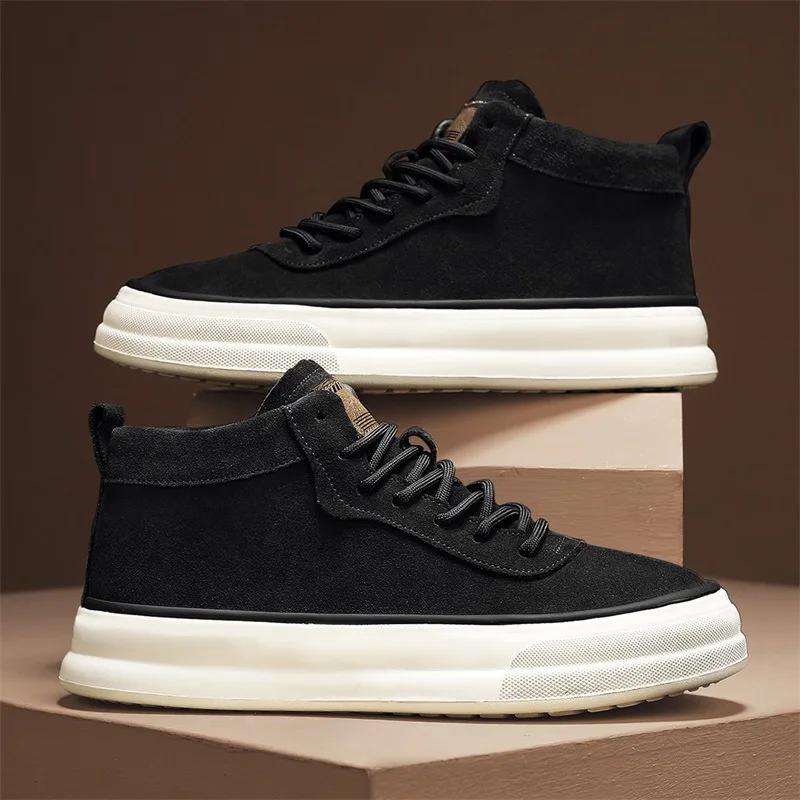 Fashion Men Sneakers  Retro Autumn Comfort Casual Sports Shoes Outdoor Non Slip Wear-resistant Tennis Lace-up Running Shoe