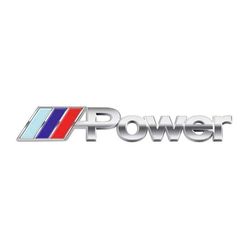 2PCS for BMW M M3 M4 M5 E60 X1 X5 X3 X7 X6 F10 F20 M Performance Metal Car Accessories Sticker Emblem Decal Exterior Decoration