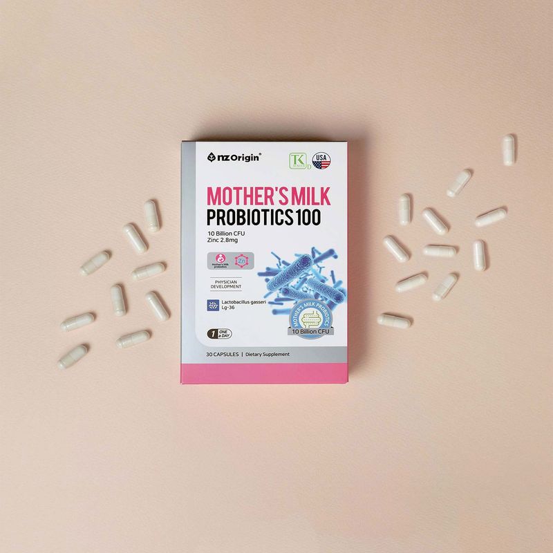 NZ Origin Mother's Milk Probiotics 500mg X30ct X 2