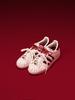 Adidas celebrity-exclusive SUPERSTAR II classic shell-toe sneakers, Adidas tricolor design Adidas KJ6293
