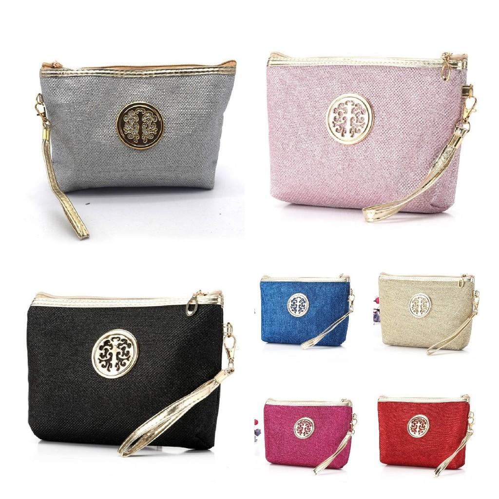Classical Fashion Travel Cosmetic Toiletry Bag Stylish Portable Makeup Storage Pouch