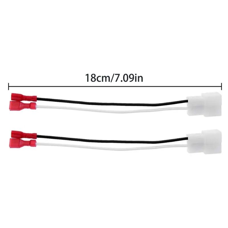 High Temperature Resistant Speaker Connector Plugs & Play Installation Upgrades Double Set No Cutting Required for Vehicle
